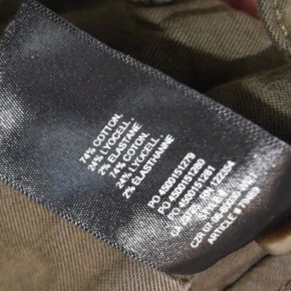 Wilfred Free by Aritzia Faded Olive Green Wide Leg Pants Size 00 - Picture 9 of 9